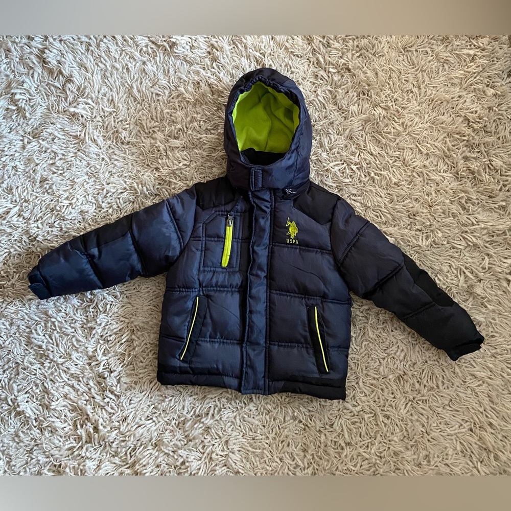 U.S. Polo Assn. Toddler Boys' Puffer Size 4T